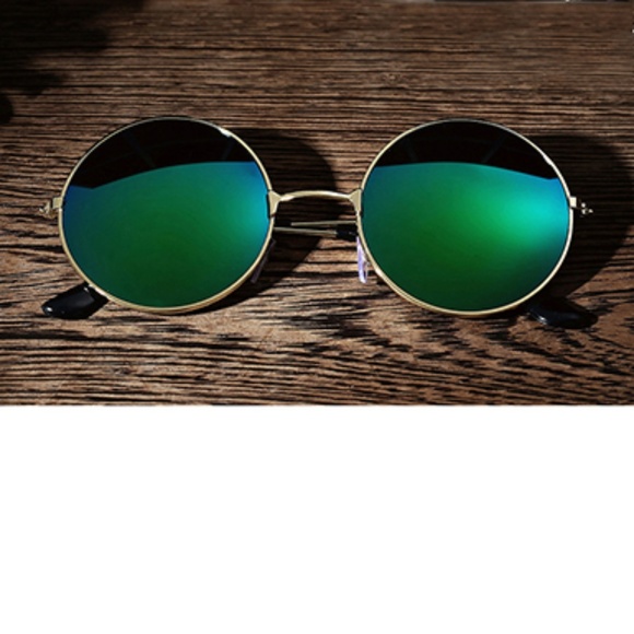 Accessories - Unisex Sunglasses - Round Wire Frame